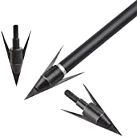 ZSHJGJR Punta de Flecha de Tiro con Arco Punta de Flecha de Pesca Arco Pescar Broadheads 145grain Broadheads Caza Puntos…
